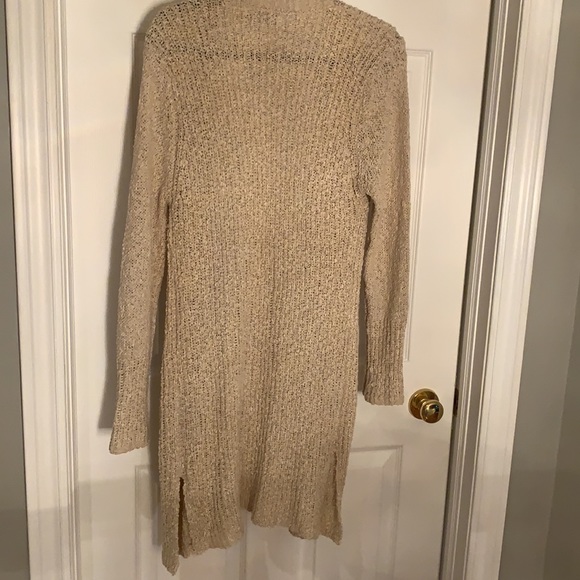 Long cardigan. Oatmeal colour Size s/m - Picture 3 of 3